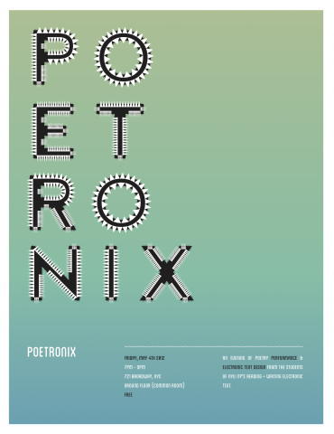 POETRONIX poster